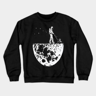 Astronaut moon Crewneck Sweatshirt